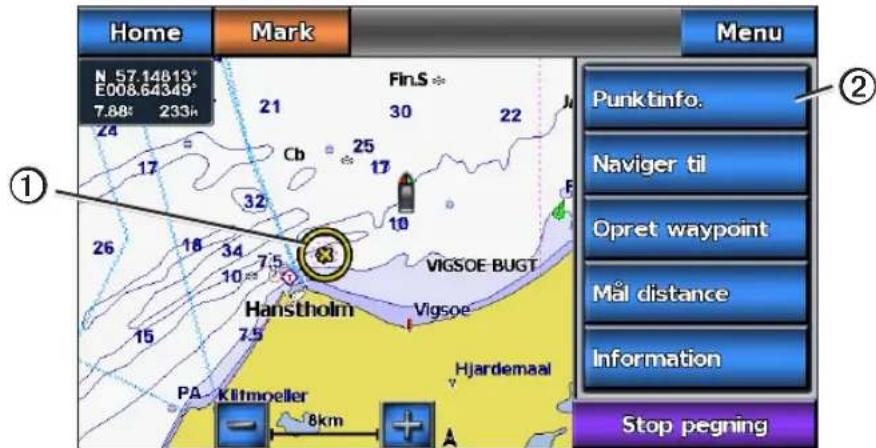 GARMIN GPSMAP 720s - Visning af yderligere objektinformation - 1