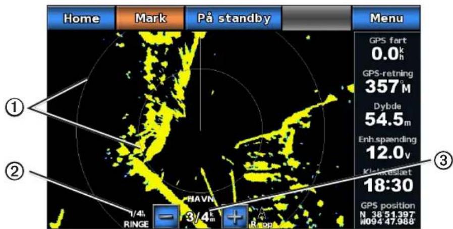 GARMIN GPSMAP 720s - Visning af tilstanden Cruising - 1