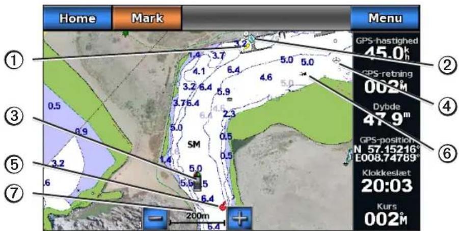 GARMIN GPSMAP 720s - Navigationskort - 1