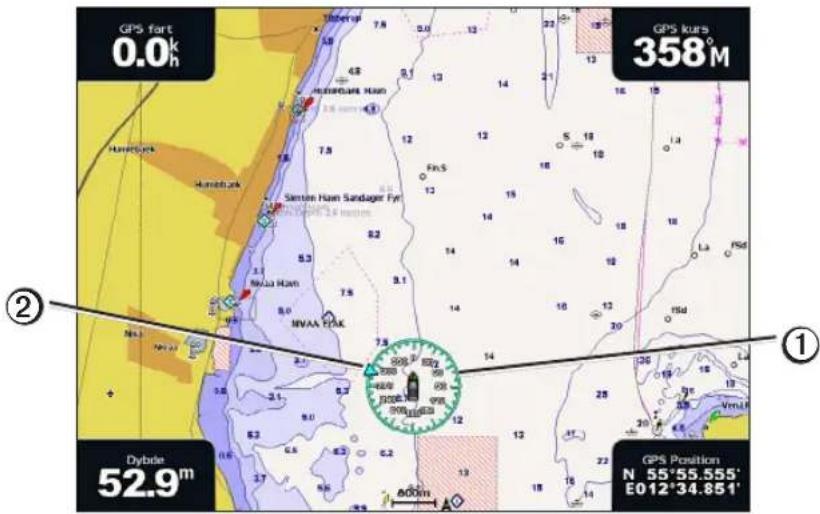 GARMIN GPSMAP 5012 - Visning og konfiguration af roser - 1
