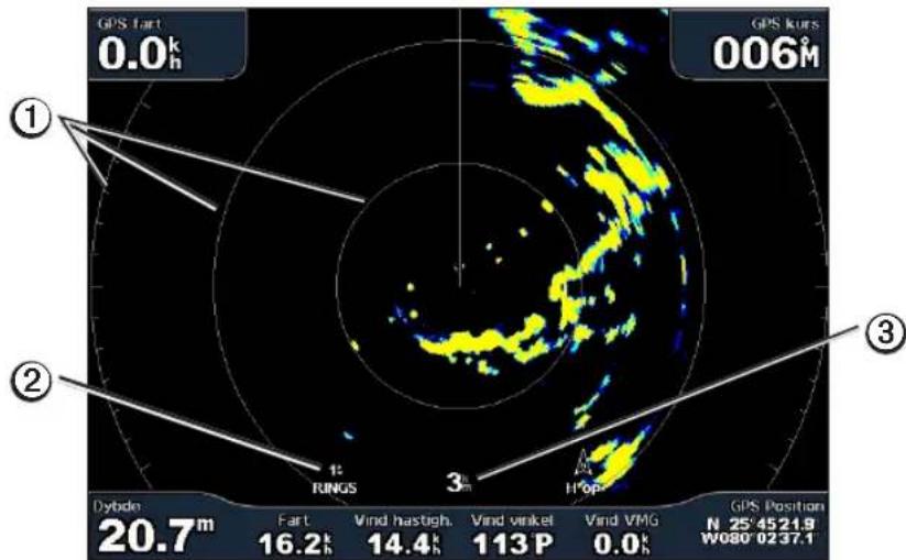 GARMIN GPSMAP 5012 - Visning af tilstanden Cruising - 1