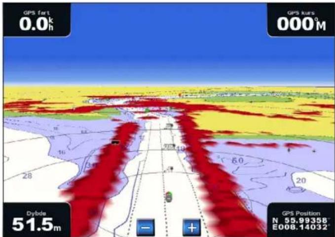 GARMIN GPSMAP 5012 - Visning af overfladeradar - 1