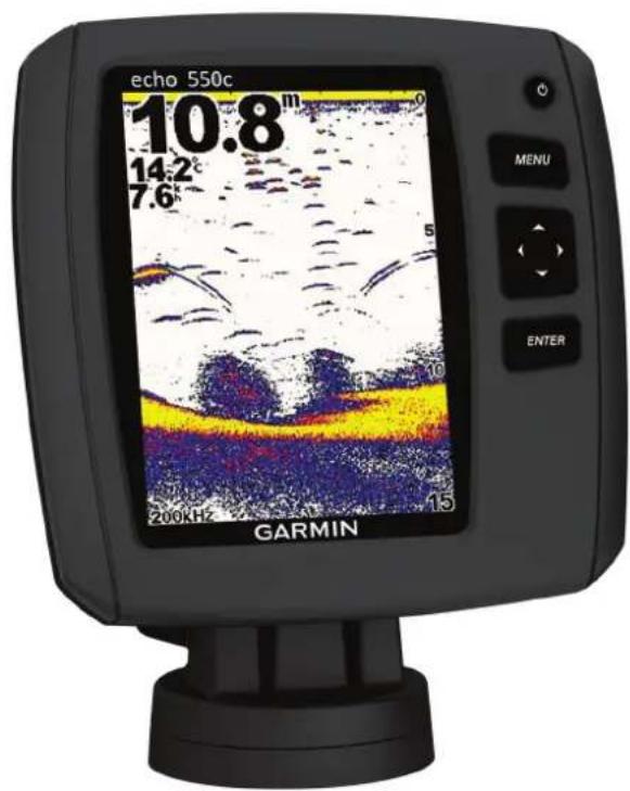 echo 550c 10.8m 14.2 7.6 5 200kHz 15 GARMIN MENU ENTER