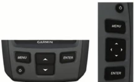 GARMIN MENU ENTER MENU ENTER