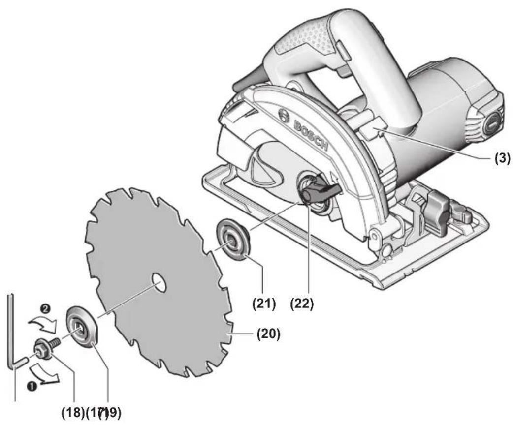 BOSCH (3) (21) (22) (20) (18)(17)(9)