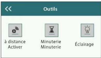 Outils à distance Activer Minuterie Minuterie Éclairage
