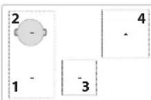 BAUKNECHT BS 2977F AL - TAMAÑO ADECUADO DE LA BASE DE LA OLLA PARA LAS DIFERENTES ZONAS DE COCCIÓN - 1