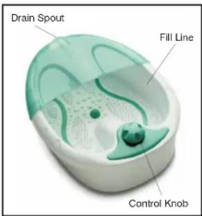 Drain Spout Fill Line Control Knob