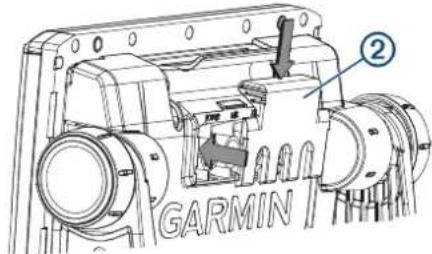 GARMIN ECHOMAP UHD 62cv - Tilslutning af kablerne til ECHOMAP UHD 6x holderen - 2