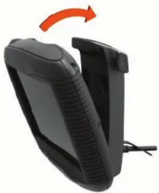 GARMIN BMW Motorrad Navigator Street - Montering af enheden i motorcykelholderen - 1