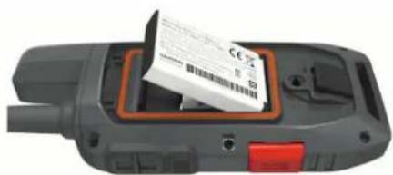 GARMIN Alpha 200i - Isætning af batteripakken - 1