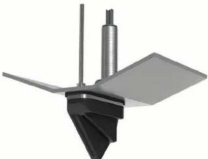 GARMIN Panoptix LVS32-TH - Transducer til montering i et metalskrog uden fairing block - 1