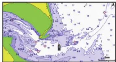 GARMIN ECHOMAP Ultra 122sv - Navigationskort og fiskekort - 1