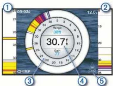 GARMIN ECHOMAP Ultra 122sv - Blinkvisning - 1