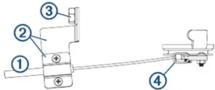 GARMIN Reactor 40 Kicker - Podłączanie przewodu siłownika przepustnicy do mechanizmu przepustnicy - 2