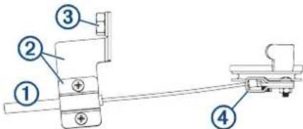 GARMIN Reactor 40 Kicker - Assemblage des composants de l'actionneur d'accélérateur - 1