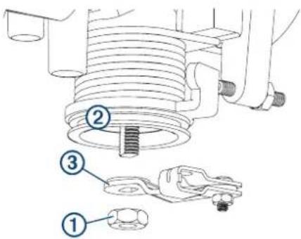 GARMIN Reactor 40 Kicker - Prender a articulação de controle do acelerador à roda de controle do acelerador - 1