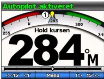 GARMIN GHP 12 - Om skærmbilledet Kurs - 2