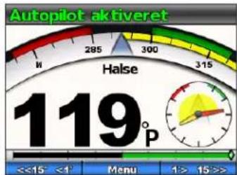 GARMIN GHP 12 - Indstillinger for vending eller bomning - 1