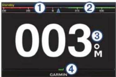 Standby 1 2 003° M GARMIN 4