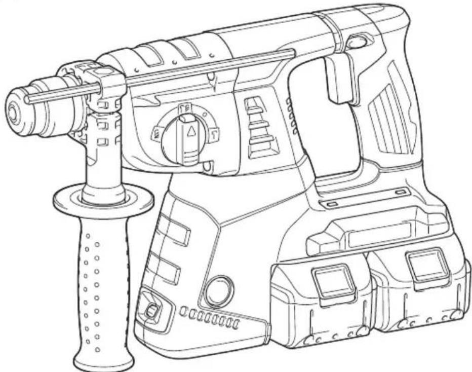 MAKITA DHR263Z - DHR264 - 1