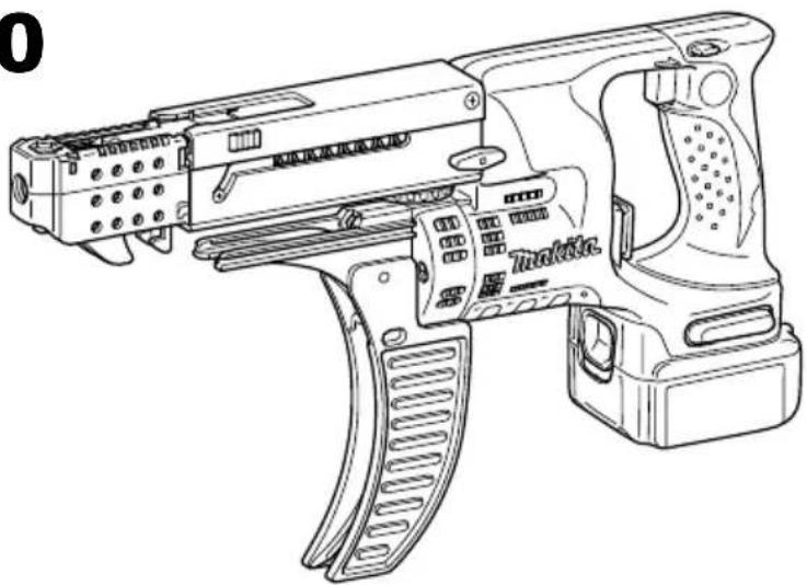 MAKITA DFR750Z - 1