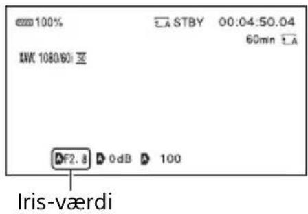 100% EASTBY 00:04:50.04 60mm INK 1080/60 DF2.3 0dB 100 Iris-værdi