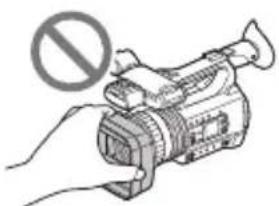SONY PXW-Z150 - Tänk på det här när du använder videokameran - 1