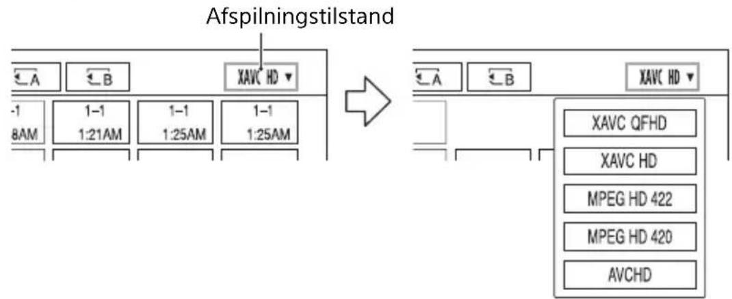 SONY PXW-Z150 - Funktioner, du kan tildele ASSIGN-knapperne - 3