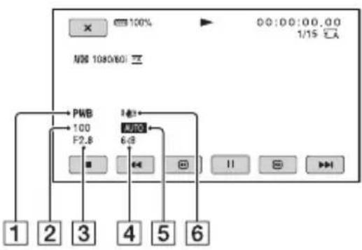 SONY PXW-Z150 - Visning af optagedata (datakode) - 1