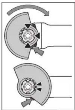 BOSCH GWS 12-125 CIP Professional - Schutzvorrichtung montieren - 1
