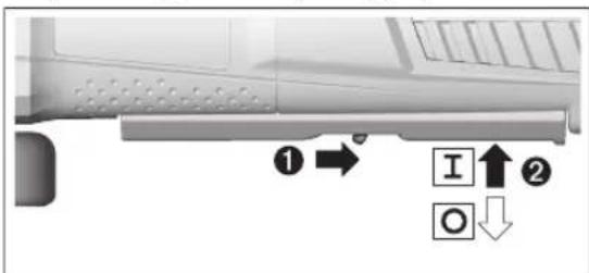 BOSCH GWS 12-125 CIP Professional - Θέση σε λειτουργία - 1