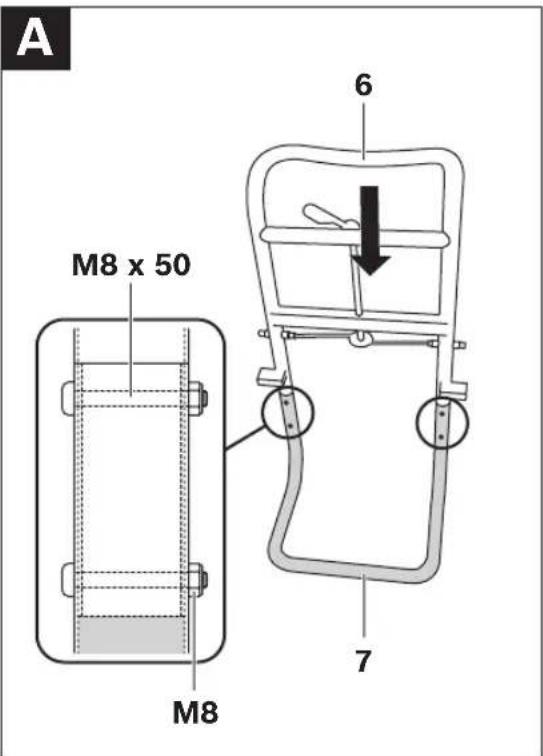 A M8 x 50 M8 6 7