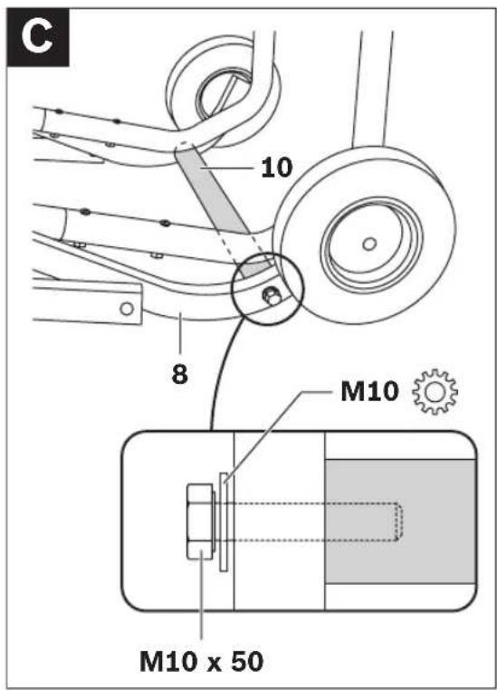 C 10 8 M10 M10 x 50