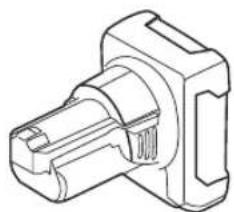 Technical line drawing of a mechanical component (no text or symbols)