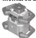 BOSCH GRL 600 CHV Professional - Montarea aparatului de măsură - 1