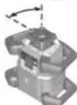 BOSCH GRL 600 CHV Professional - Rotacioni režim rada - 1