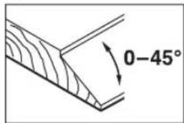 0-45°