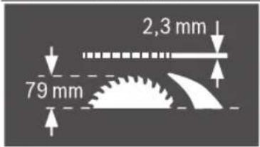 2,3 mm 79 mm