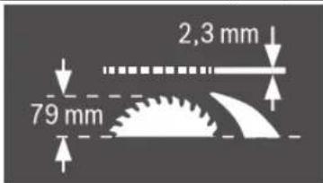 2,3 mm 79 mm