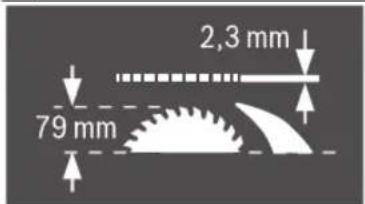 2,3 mm 79 mm