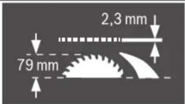 2,3 mm 79 mm