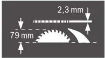 2,3 mm 79 mm