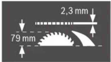 2,3 mm 79 mm