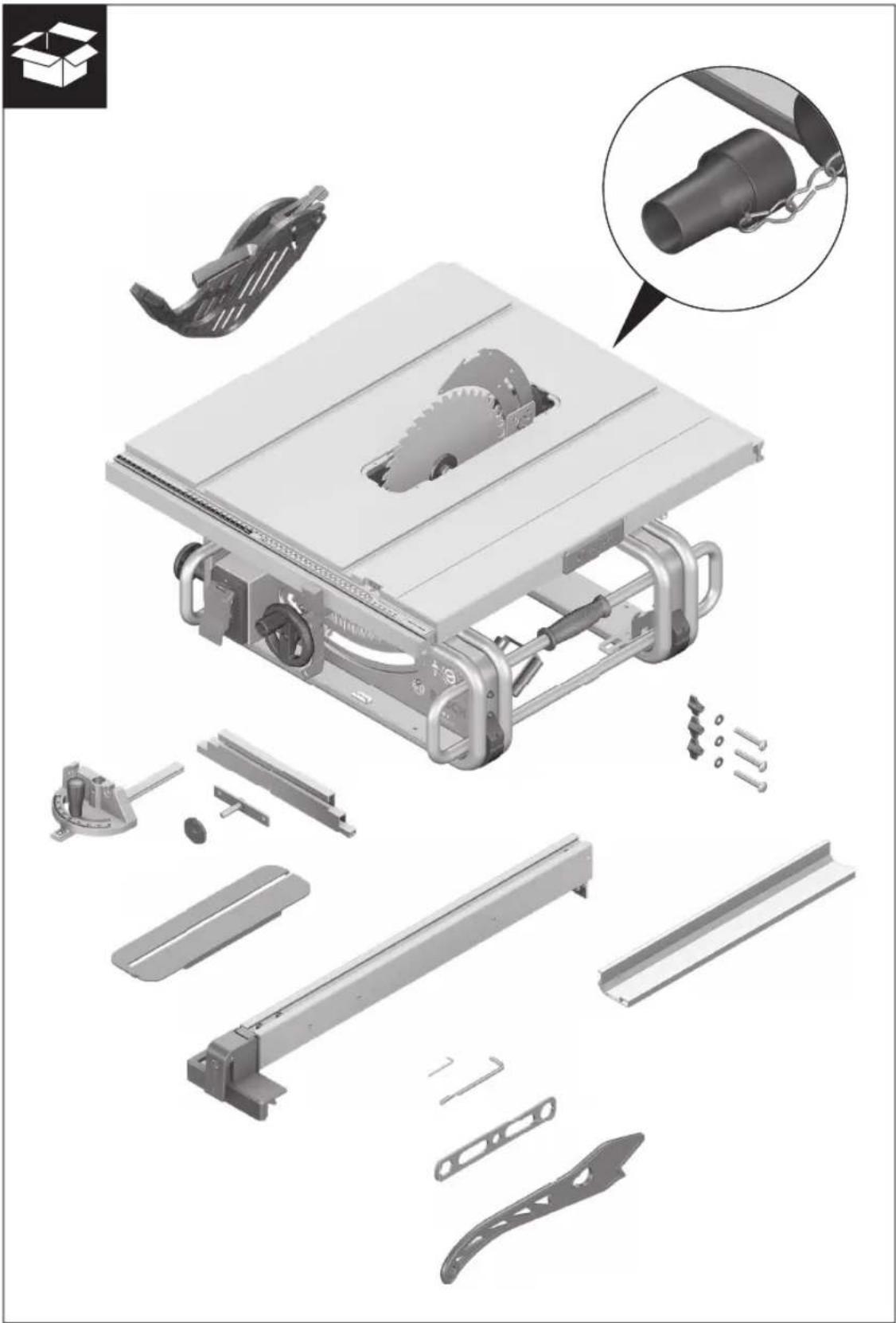 BOSCH GTS 10 J Professional - 2