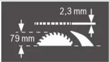 2,3 mm 79 mm