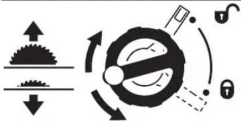 Diagram illustrating gear shift and gear motion with labeled components like gear, gear, and lock mechanism