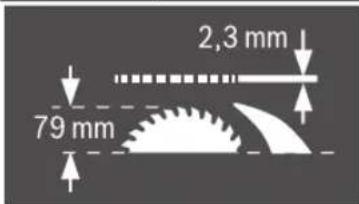 2,3 mm 79 mm
