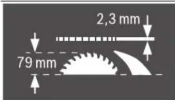 2,3 mm 79 mm