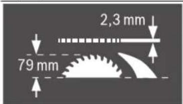 2,3 mm 79 mm